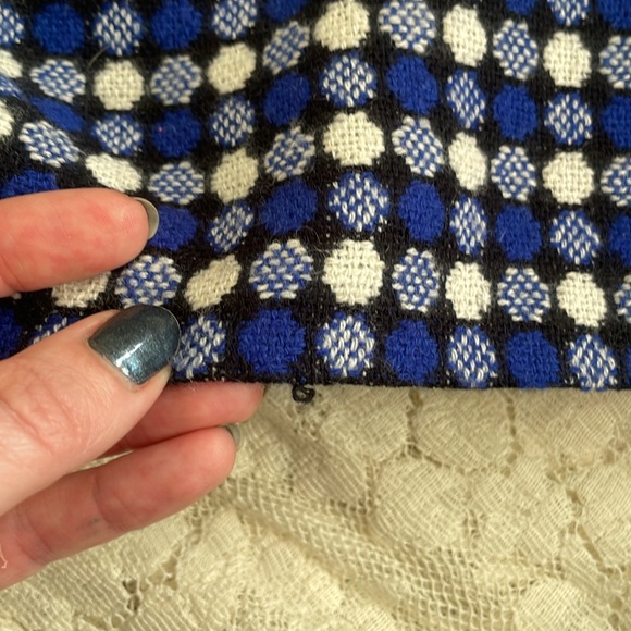 Talbots blue woolen skirt - Picture 7 of 8